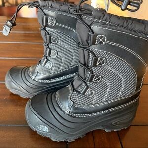 The North Face Black and Gray Snow Boots